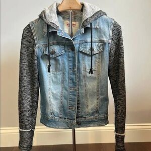 Missoni for Target Blue Jean Jacket with Gray Sleeves